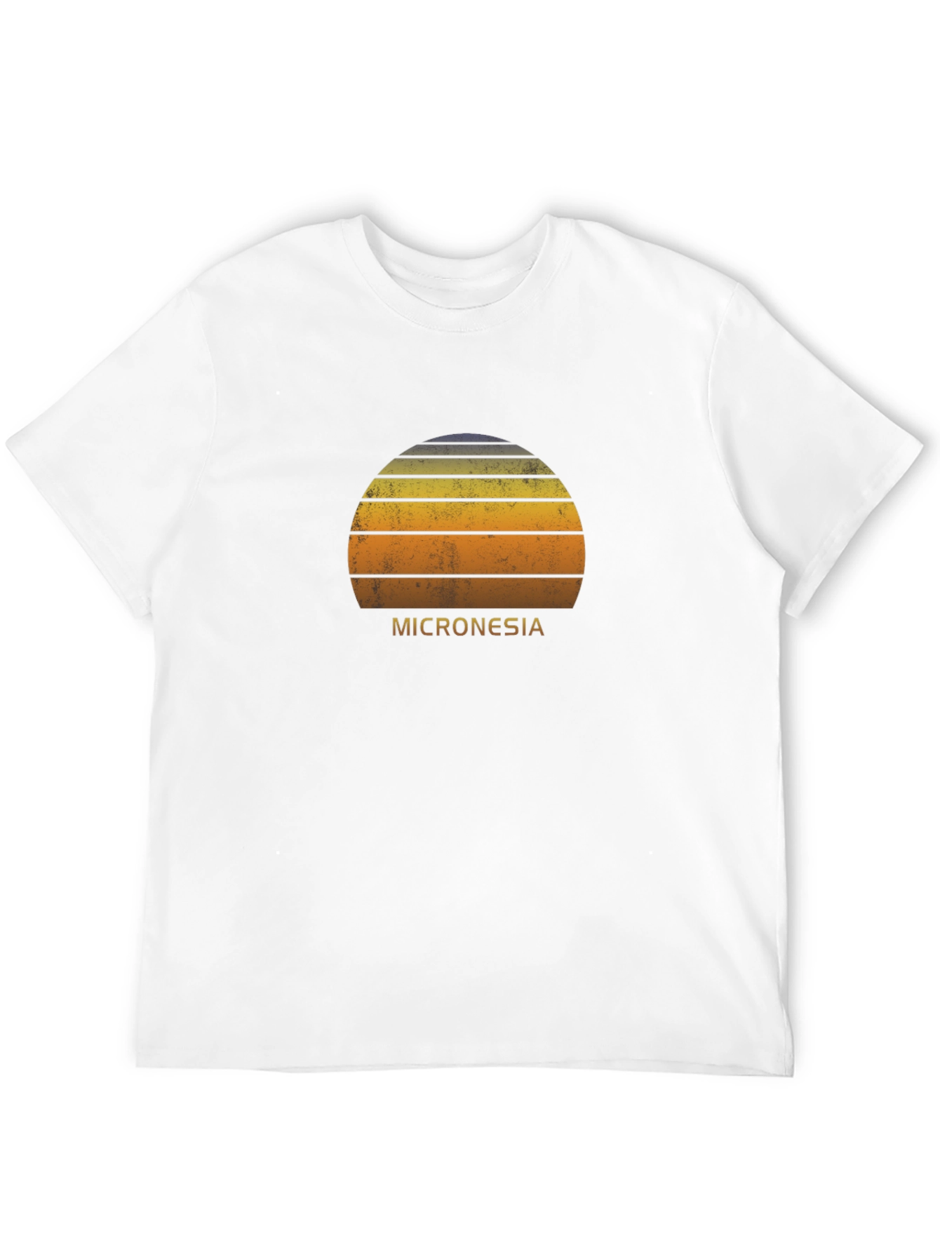 Micronesia Sunset T-Shirt - Retro Style Tee