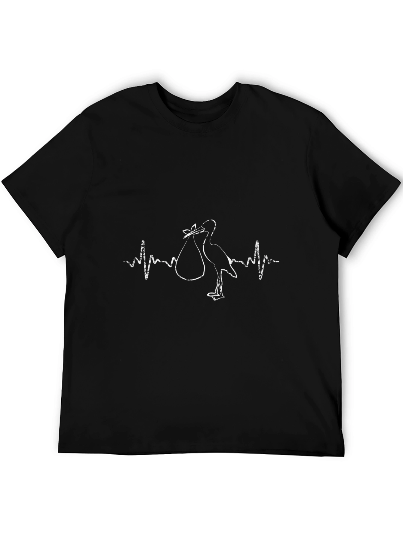 Stork Heartbeat T-Shirt - New Parent Tee