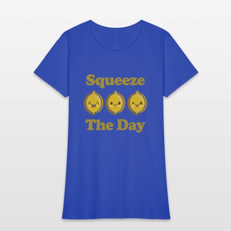 Squeeze The Day Cute Adorable Kawaii Lemons