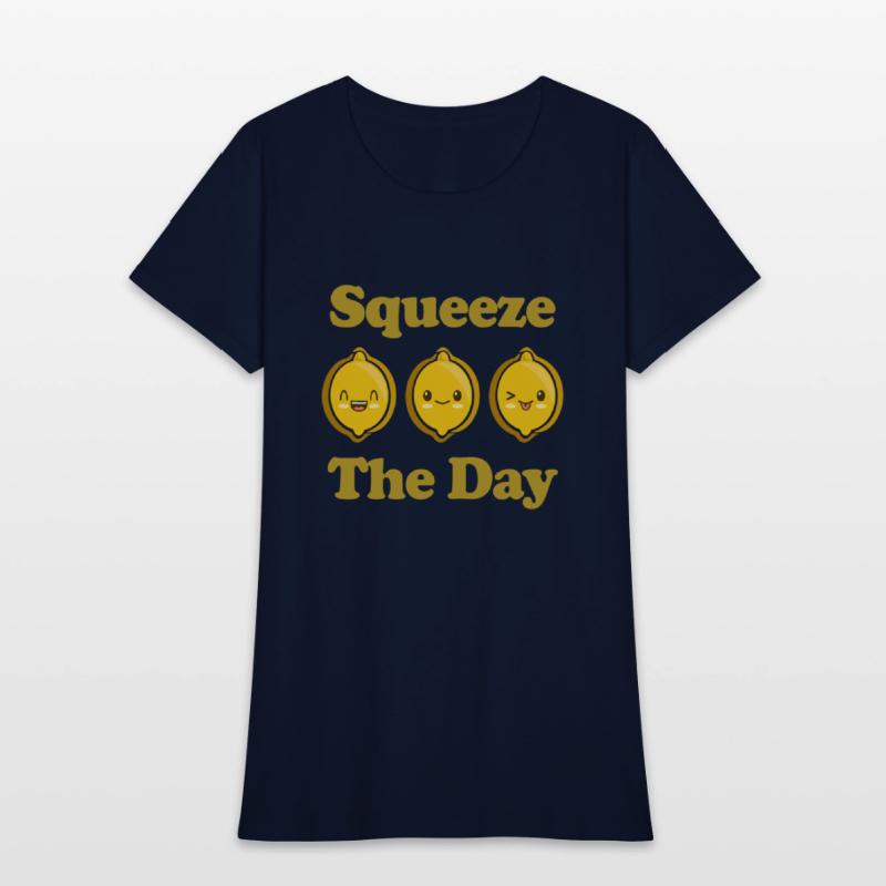 Squeeze The Day Cute Adorable Kawaii Lemons