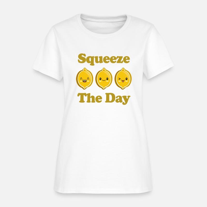 Squeeze The Day Cute Adorable Kawaii Lemons