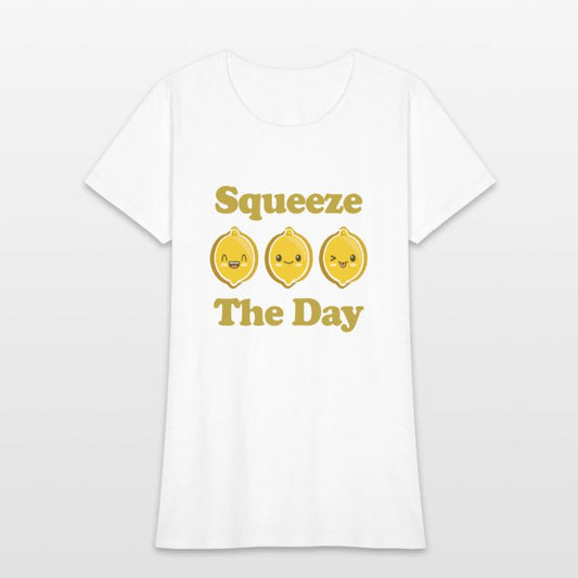 Squeeze The Day Cute Adorable Kawaii Lemons