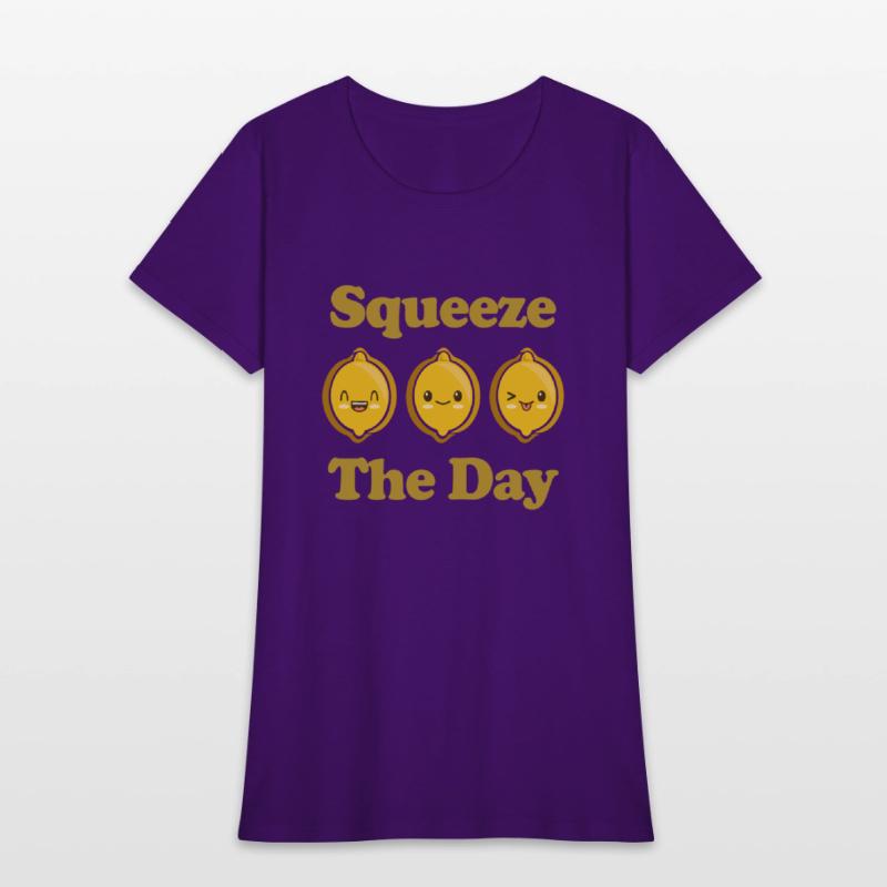 Squeeze The Day Cute Adorable Kawaii Lemons