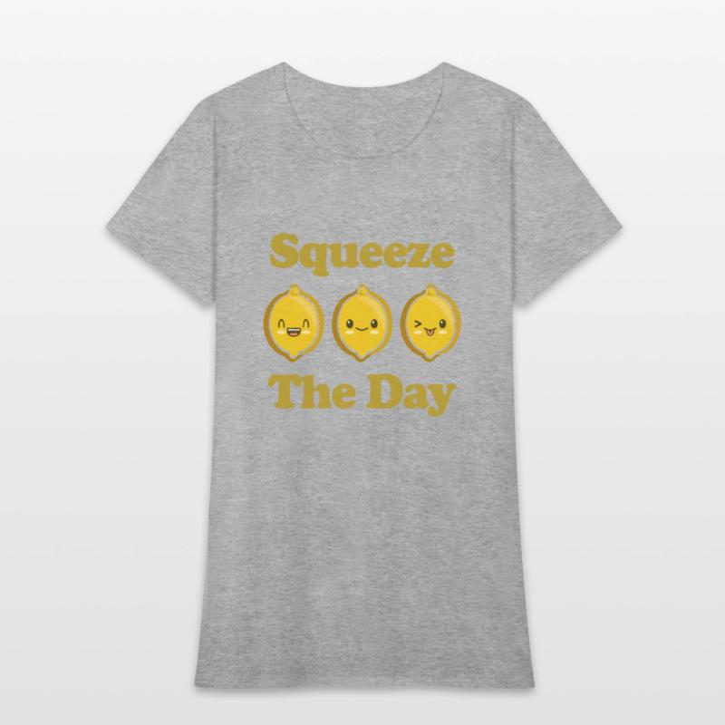 Squeeze The Day Cute Adorable Kawaii Lemons