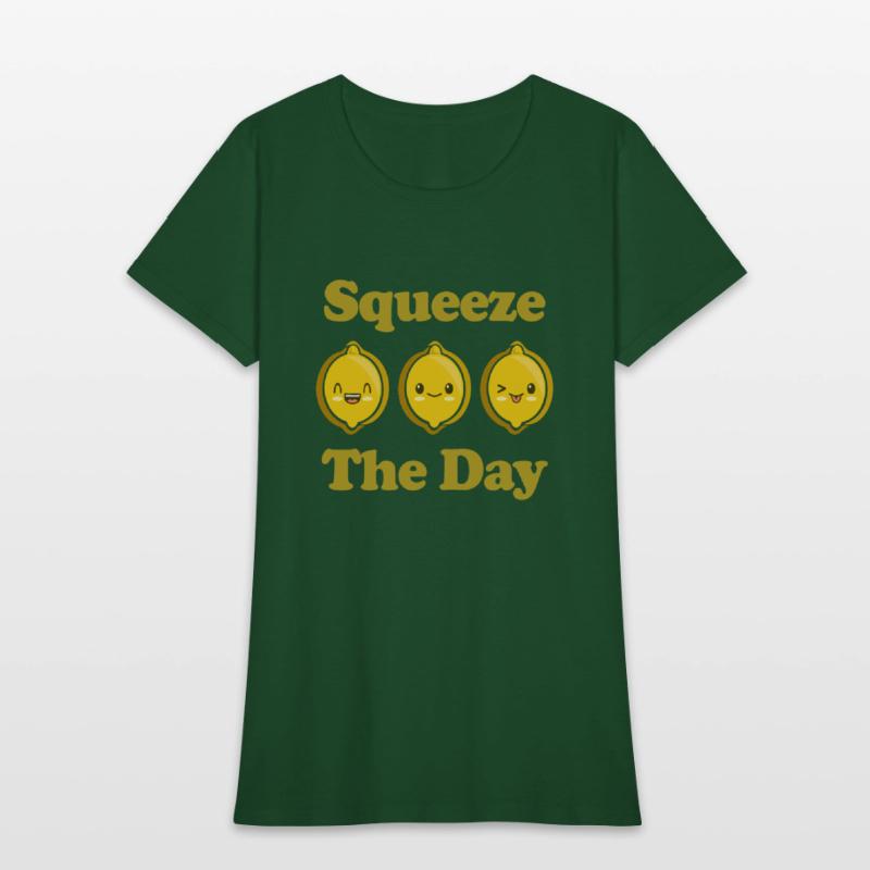 Squeeze The Day Cute Adorable Kawaii Lemons
