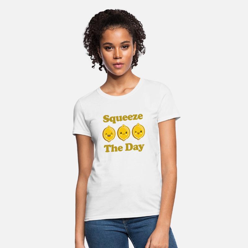 Squeeze The Day Cute Adorable Kawaii Lemons