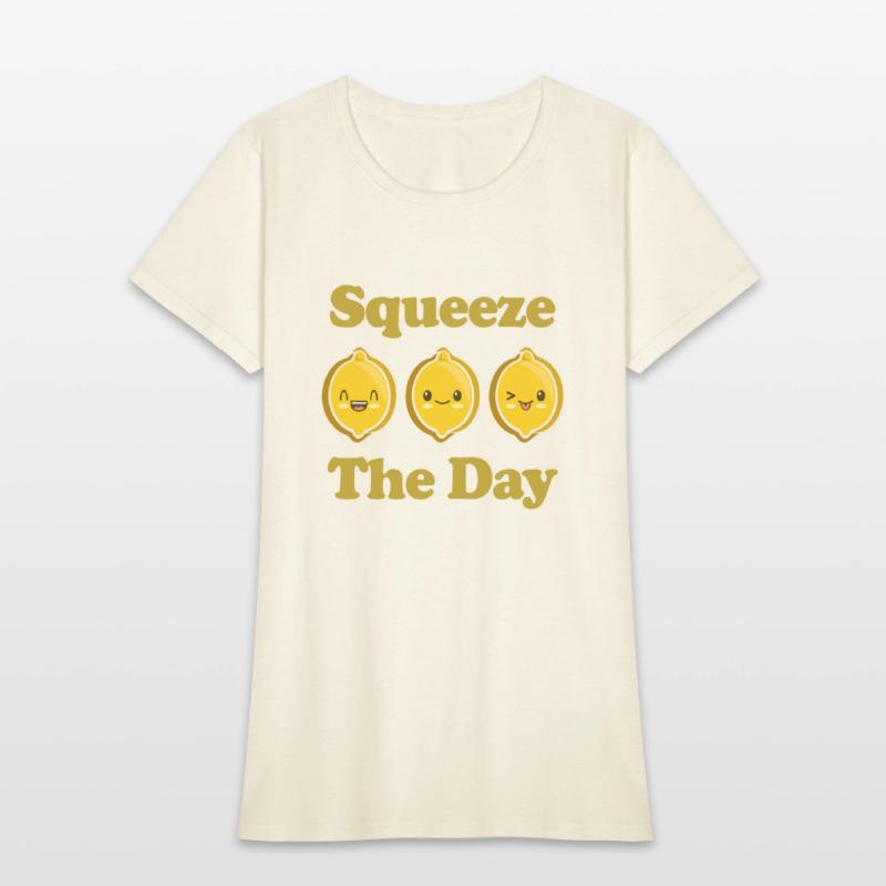 Squeeze The Day Cute Adorable Kawaii Lemons