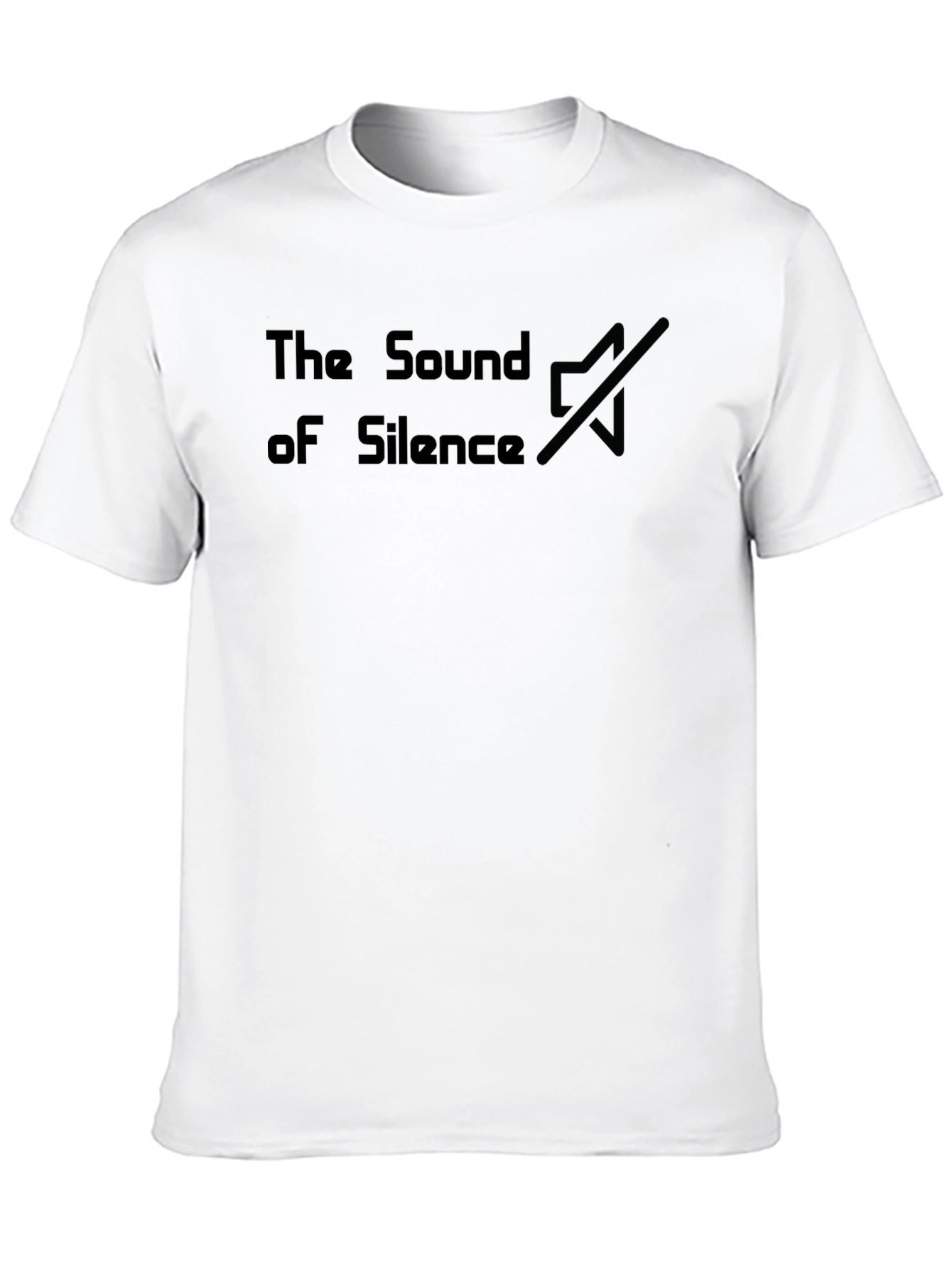 The Sound of Silence Black T-Shirt