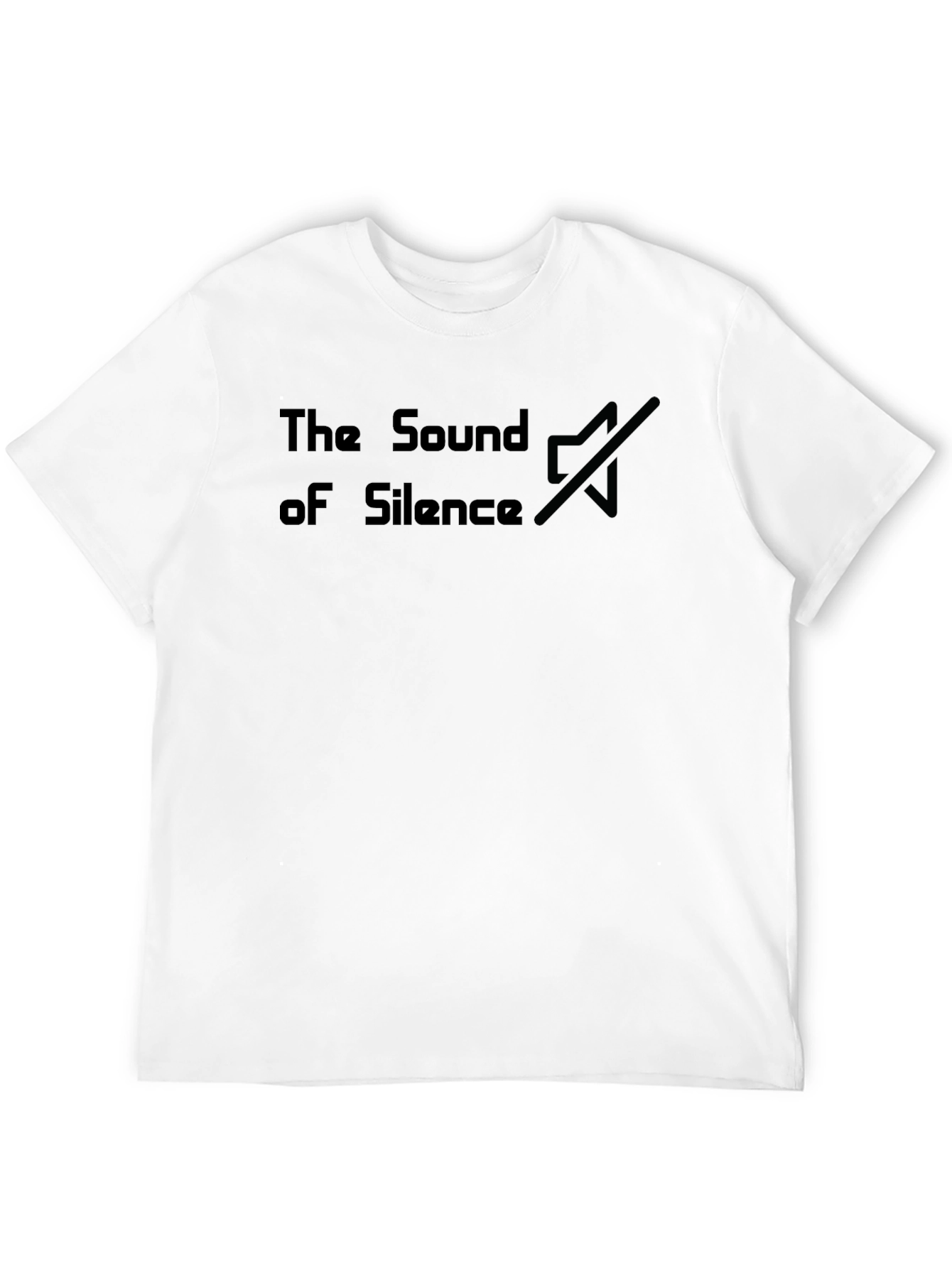 The Sound of Silence Black T-Shirt