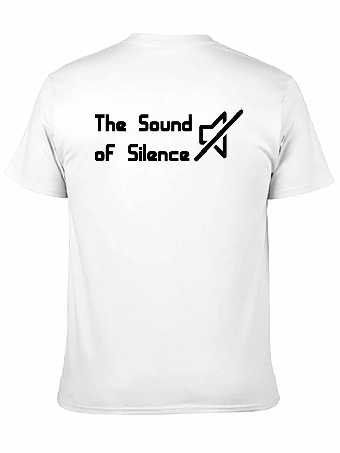 The Sound of Silence Black T-Shirt