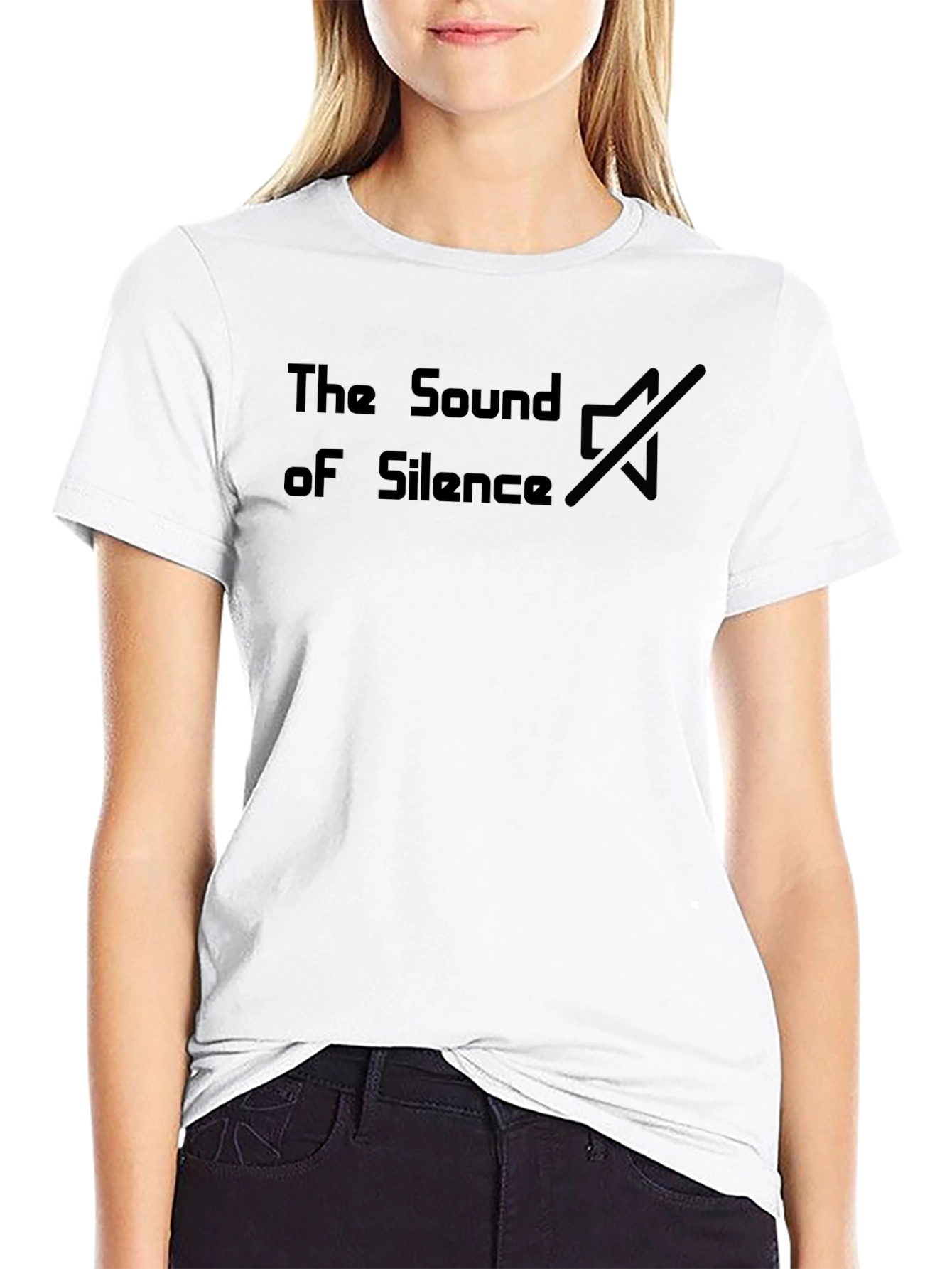 The Sound of Silence Black T-Shirt