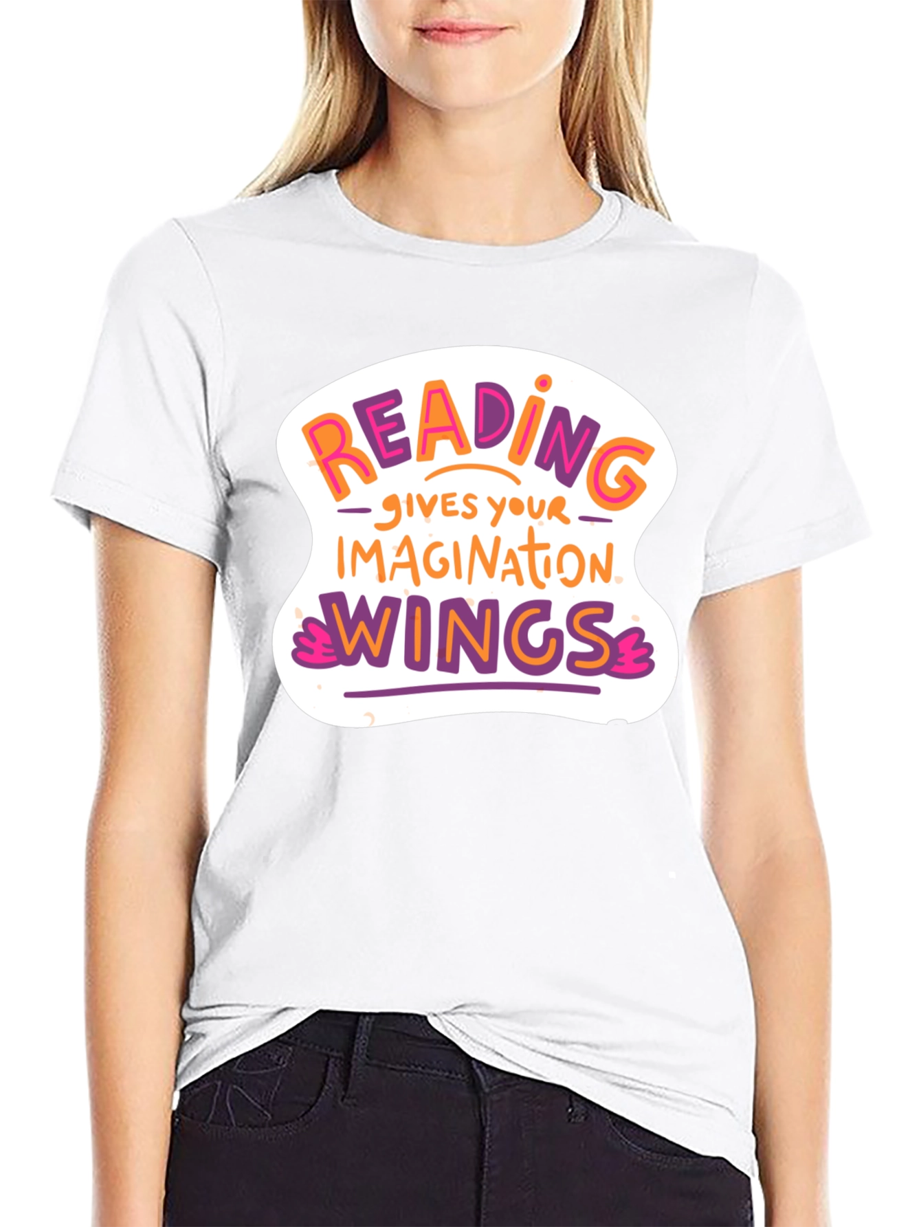 Reading Gives Imagination Wings T-Shirt