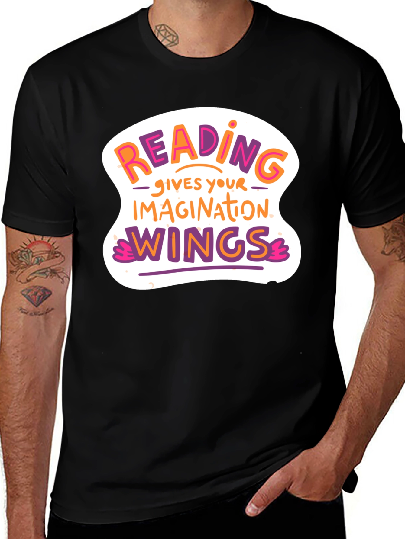 Reading Gives Imagination Wings T-Shirt