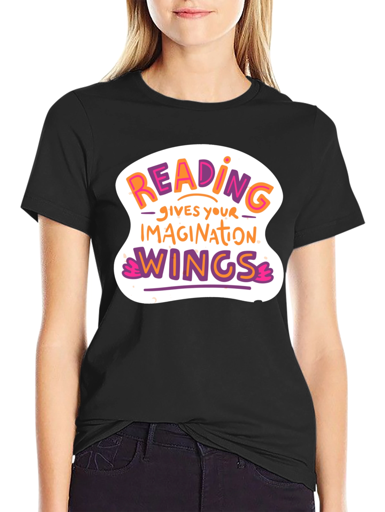 Reading Gives Imagination Wings T-Shirt
