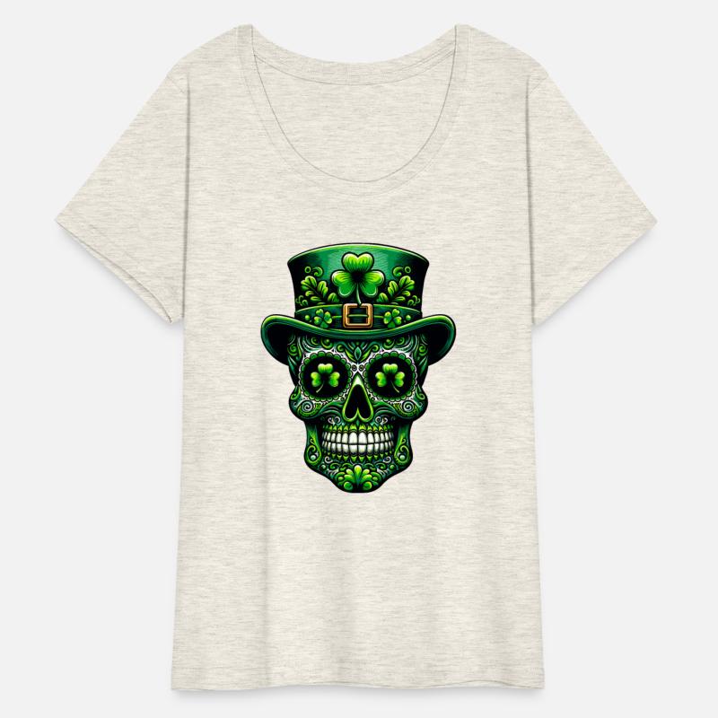 St Patricks Day Irish Sugar Skull Day Of Dead