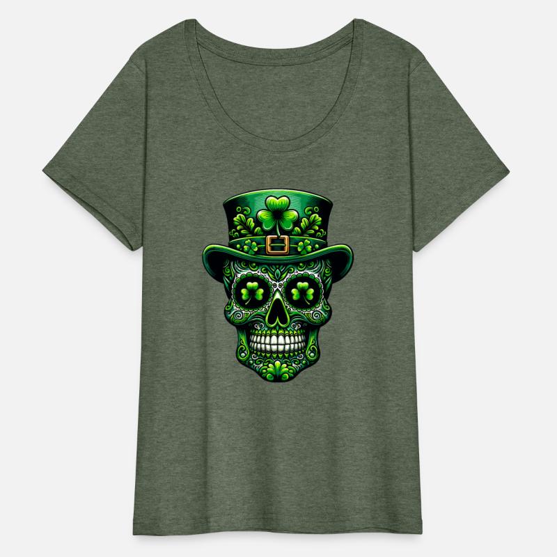 St Patricks Day Irish Sugar Skull Day Of Dead