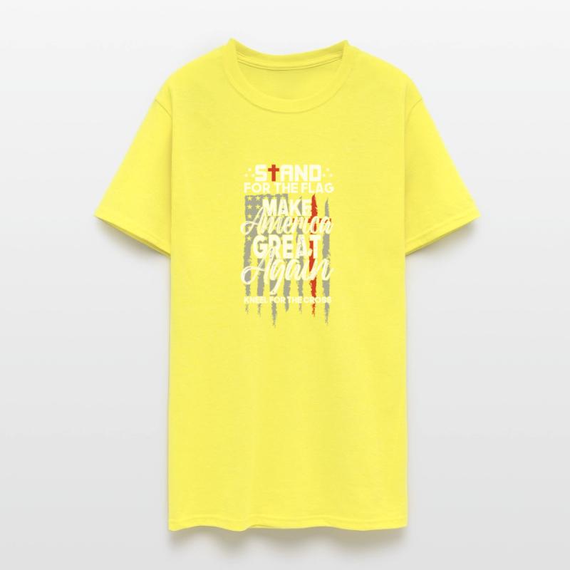 Stand For The Flag Kneel For The Cross T Shirt