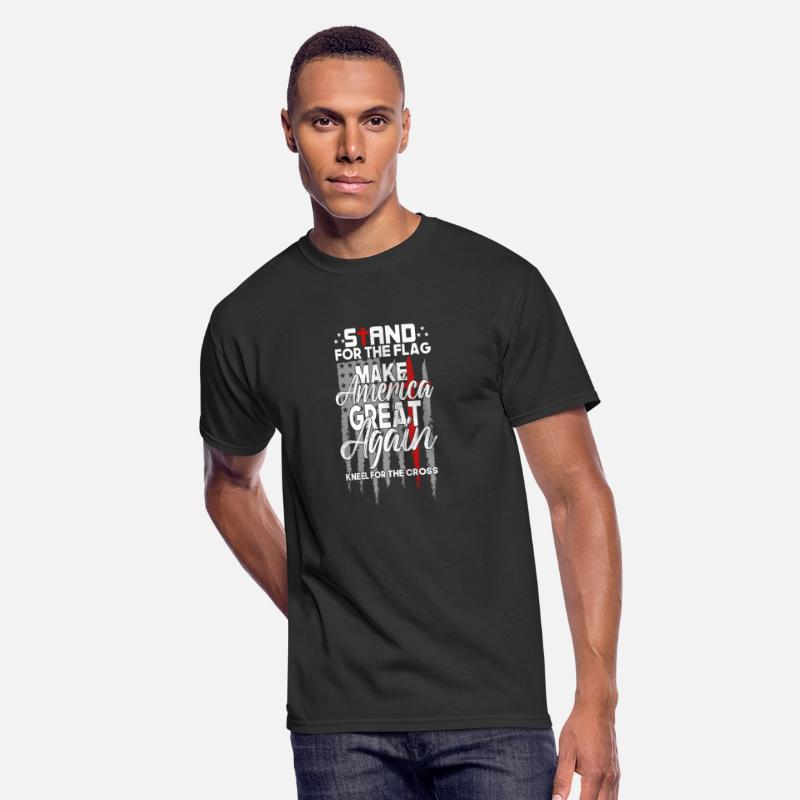 Stand For The Flag Kneel For The Cross T Shirt