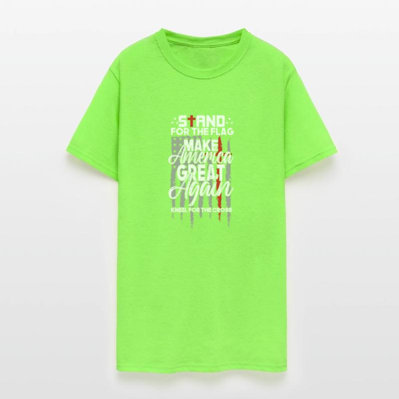 Stand For The Flag Kneel For The Cross T Shirt