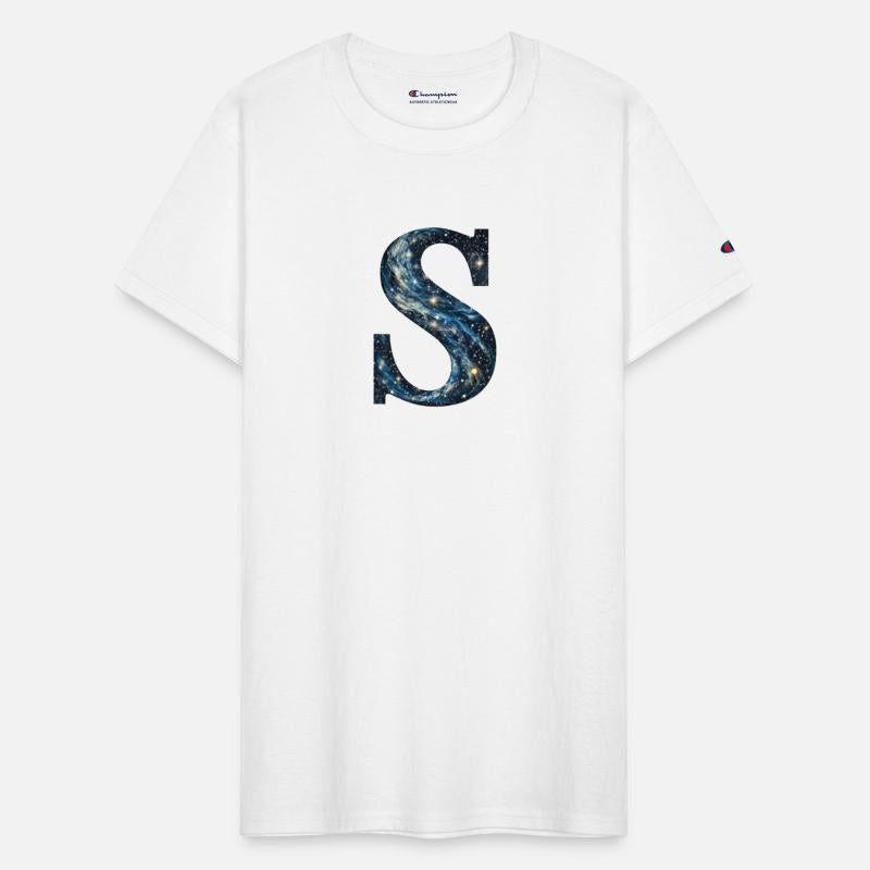 Starry Night Sky 'S' Sticker | Space Theme Letter