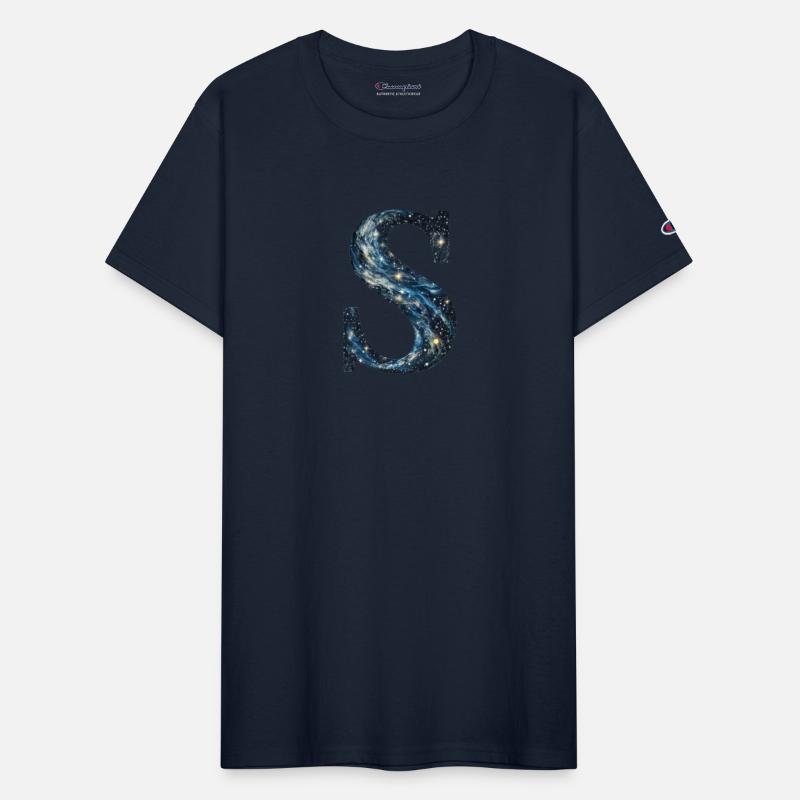 Starry Night Sky 'S' Sticker | Space Theme Letter