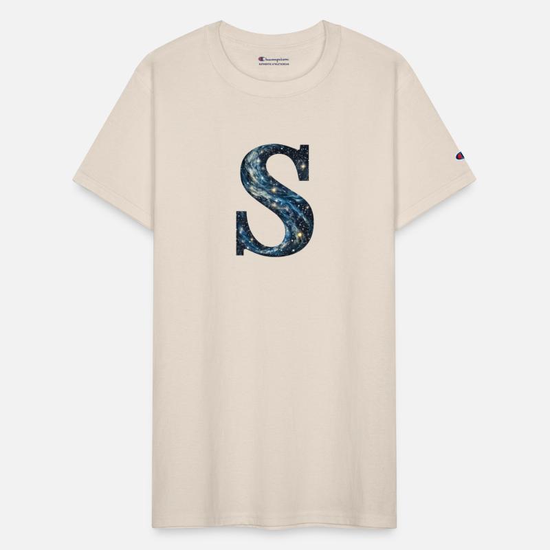 Starry Night Sky 'S' Sticker | Space Theme Letter