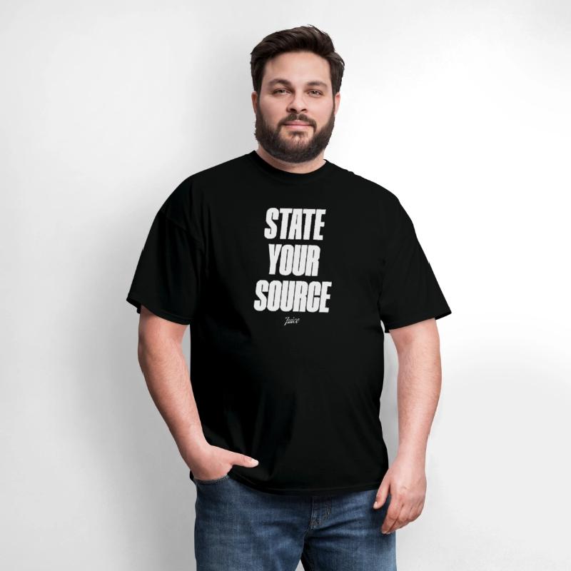 state your source tshirt