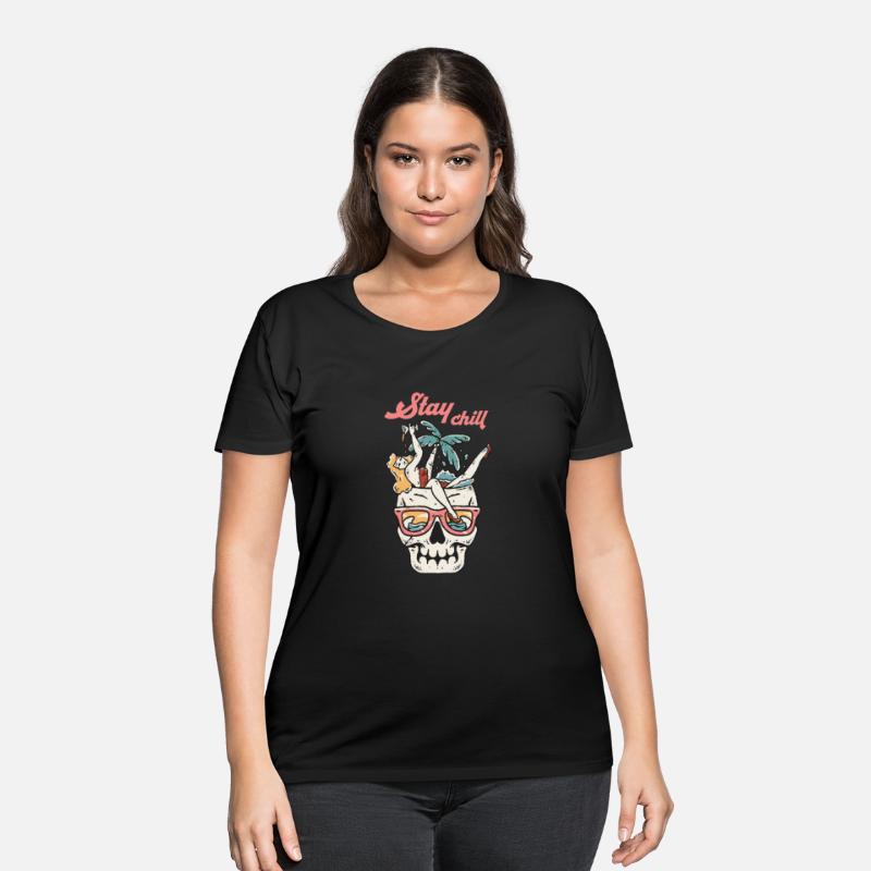 Stay Chill Tropical Skull