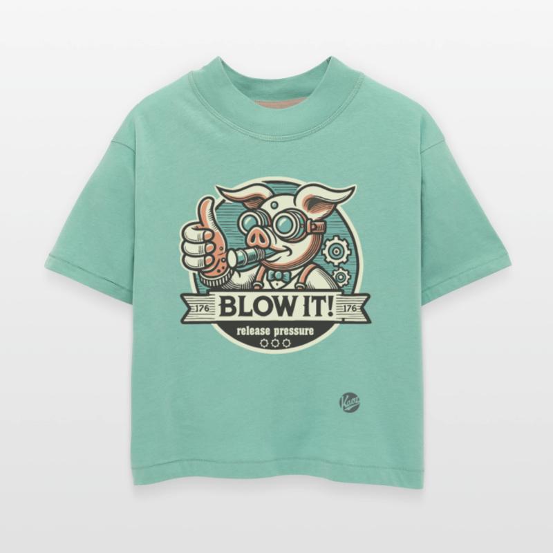 Steampunk Pig Thumbs up, Release The Pressure