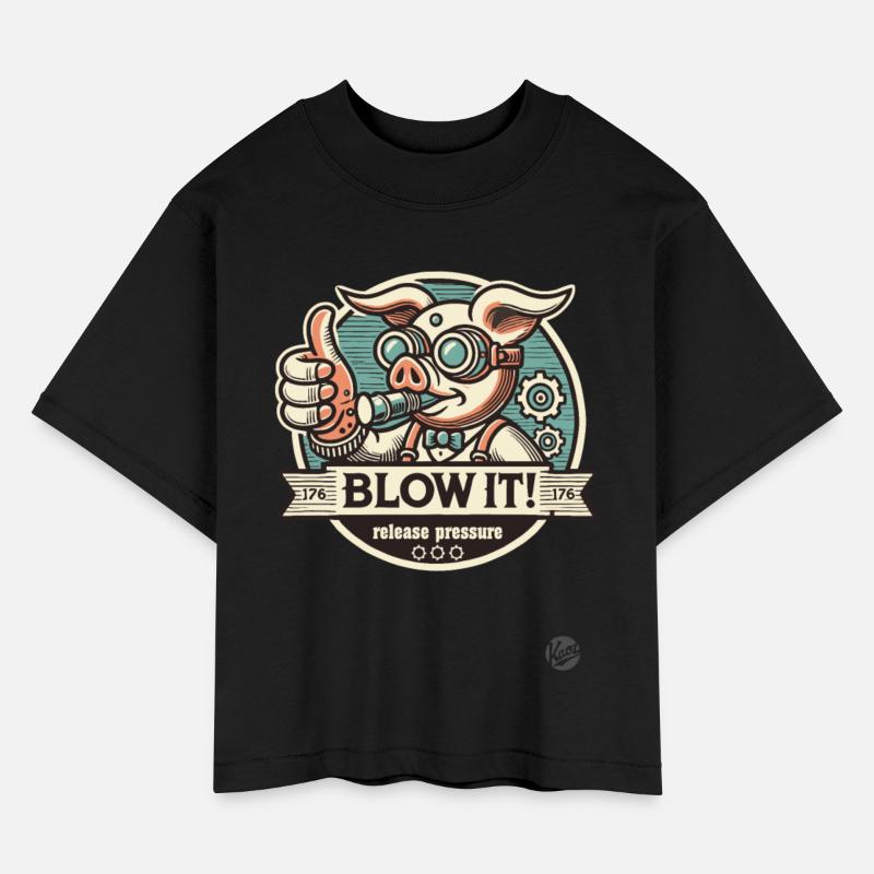 Steampunk Pig Thumbs up, Release The Pressure