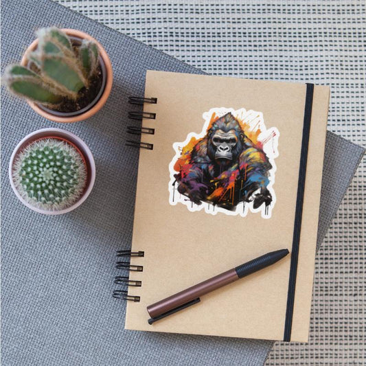 Stoic Gorilla. Quiet Power, Graffiti Style.