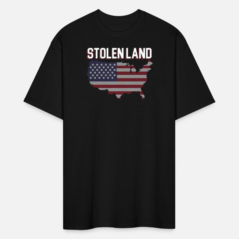 Stolen Land USA Flag Indigenous Native American