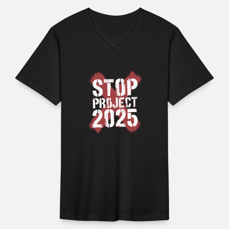 Stop Project 2025 Anti US politics Tees Statement