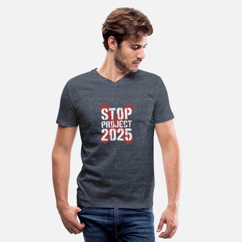 Stop Project 2025 Anti US politics Tees Statement