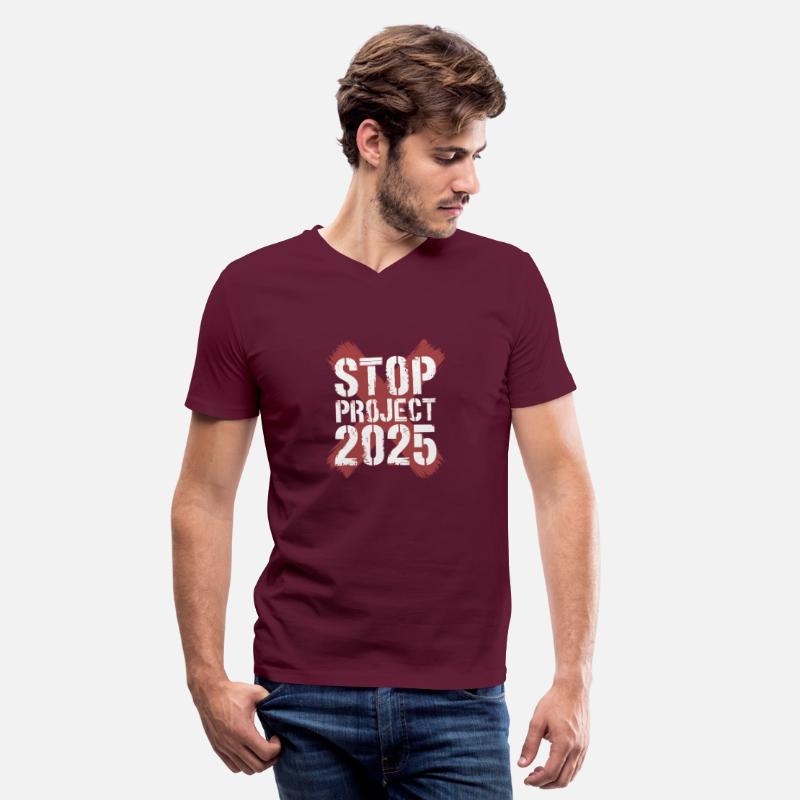 Stop Project 2025 Anti US politics Tees Statement