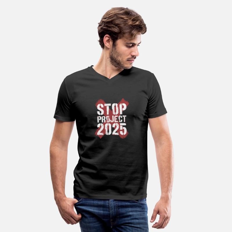 Stop Project 2025 Anti US politics Tees Statement