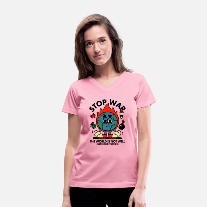 Stop War – Sad Earth Anti-War Cartoon