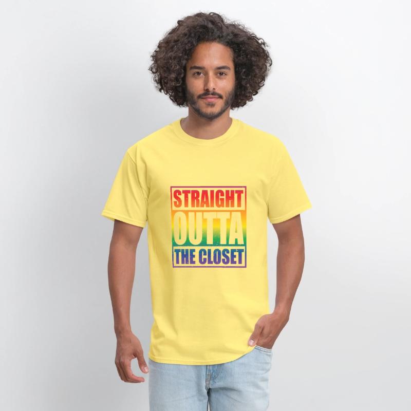 Straight outta the closet lgbt supports