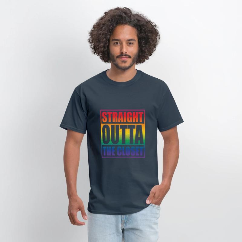 Straight outta the closet lgbt supports