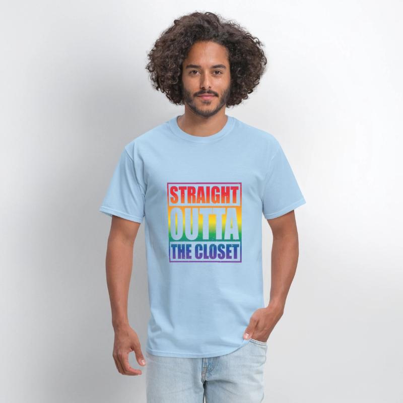 Straight outta the closet lgbt supports