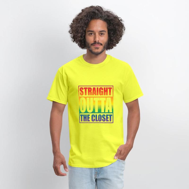 Straight outta the closet lgbt supports