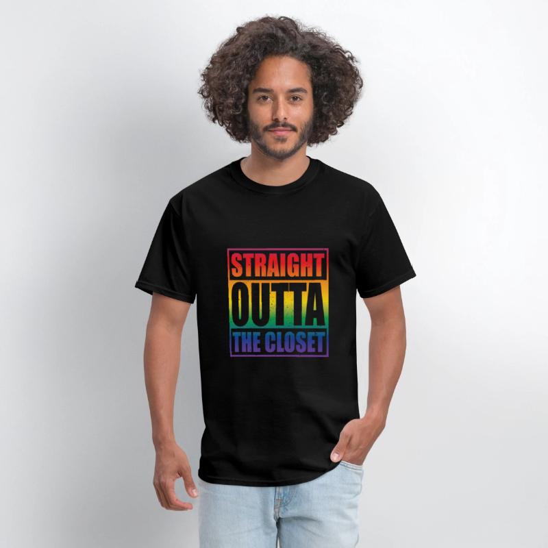 Straight outta the closet lgbt supports