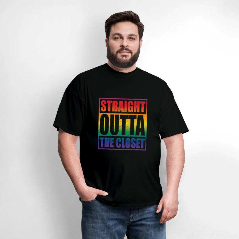 Straight outta the closet lgbt supports
