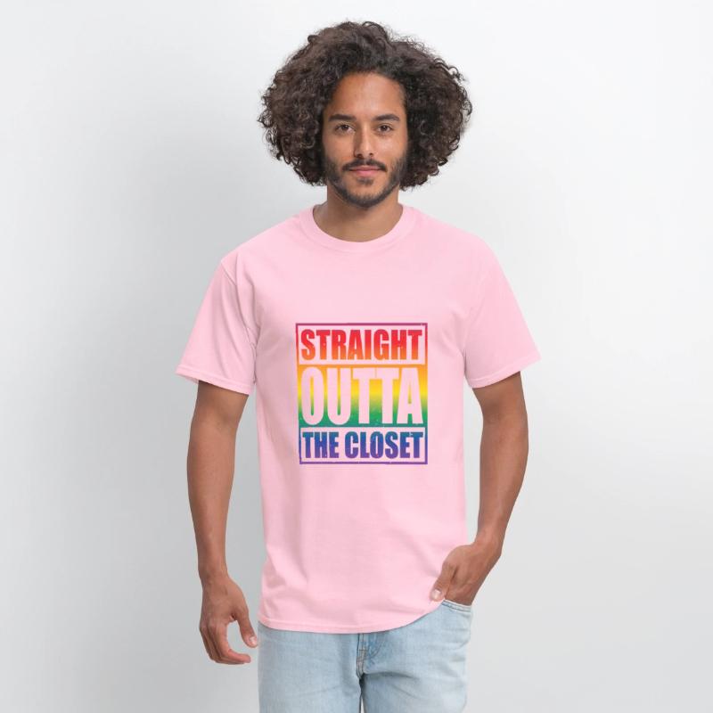 Straight outta the closet lgbt supports