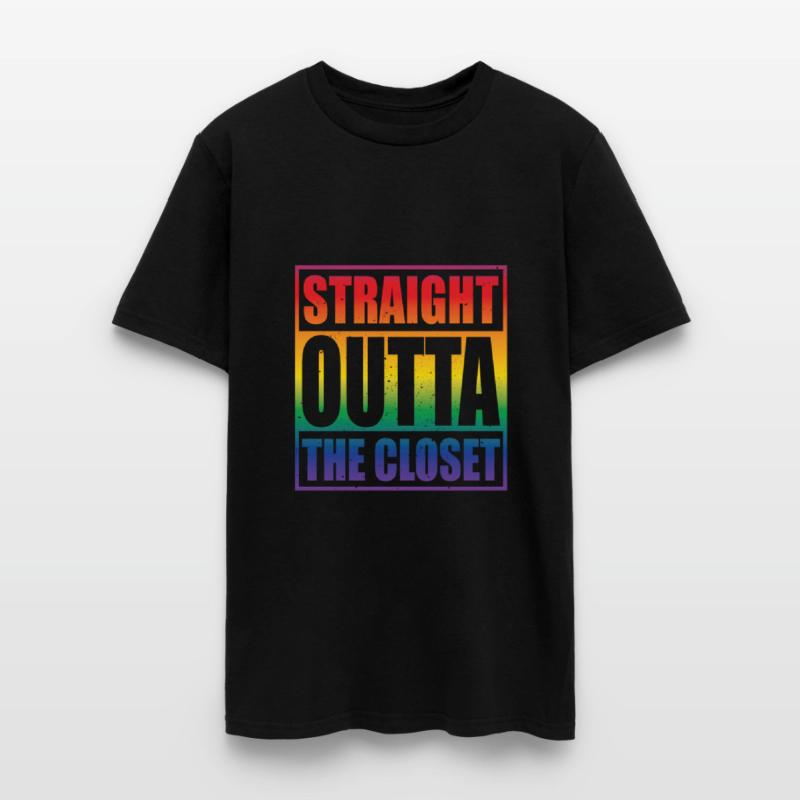 Straight outta the closet lgbt supports