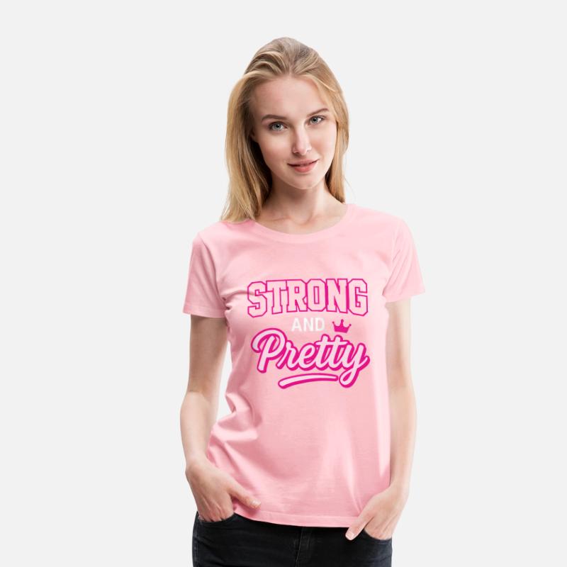 Strong and Pretty T-Shirt – Bold Feminine Design
