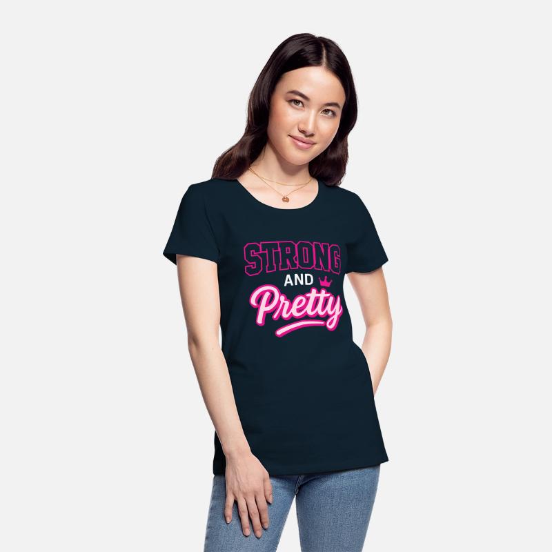 Strong and Pretty T-Shirt – Bold Feminine Design