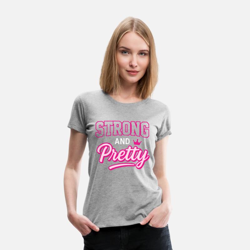 Strong and Pretty T-Shirt – Bold Feminine Design