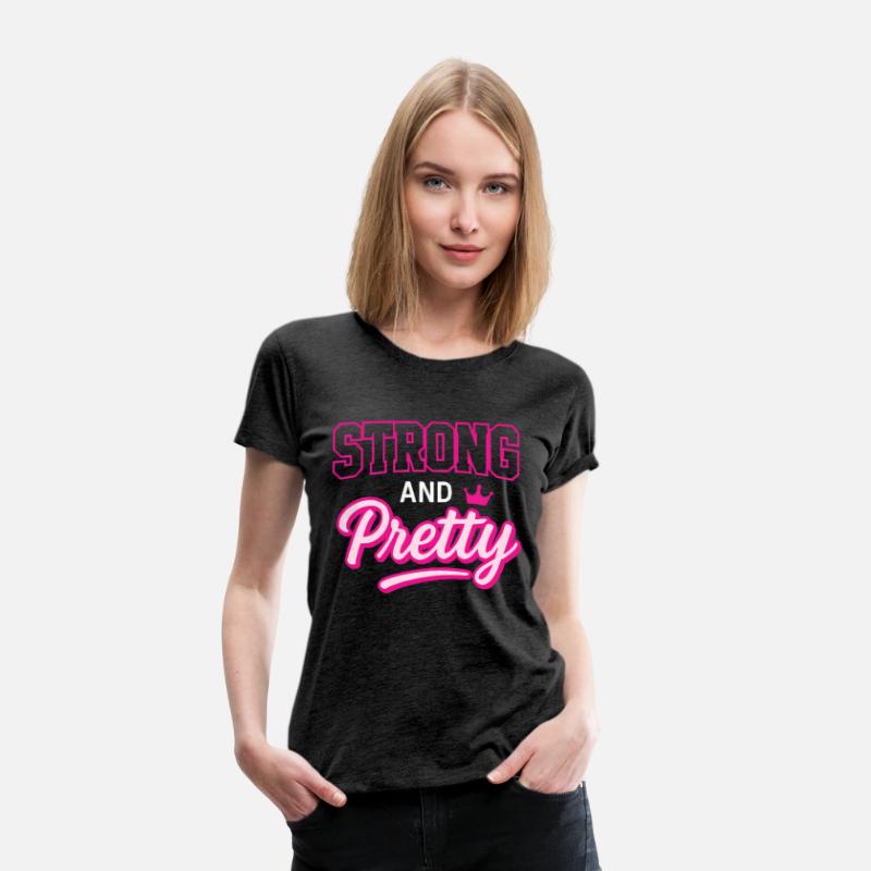 Strong and Pretty T-Shirt – Bold Feminine Design