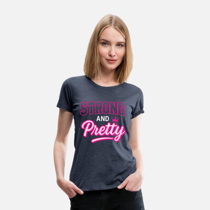 Strong and Pretty T-Shirt – Bold Feminine Design